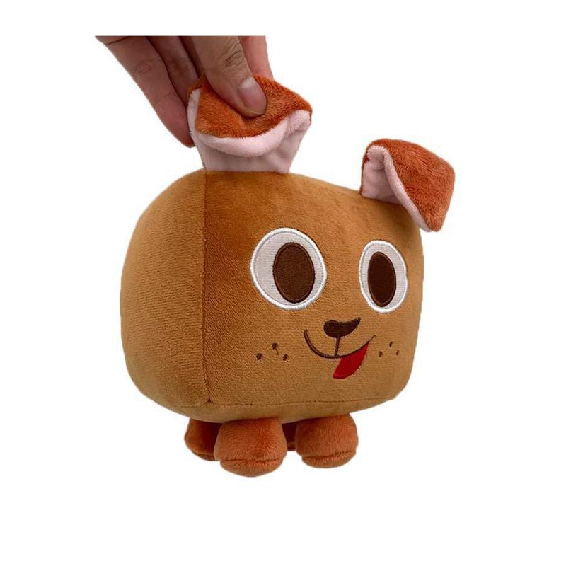 games Pet Simulator X- Dog Pet Plush Plushie toys方块猫公仔-图3