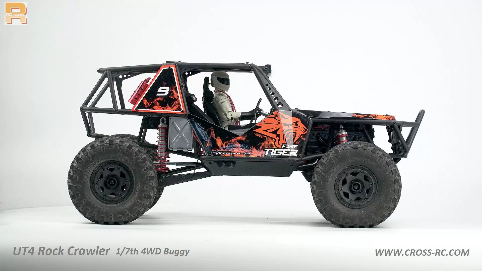 Crossrc UT4 1/7 властный вседорожный симулятор лазать набор набор набор игрушечная модель