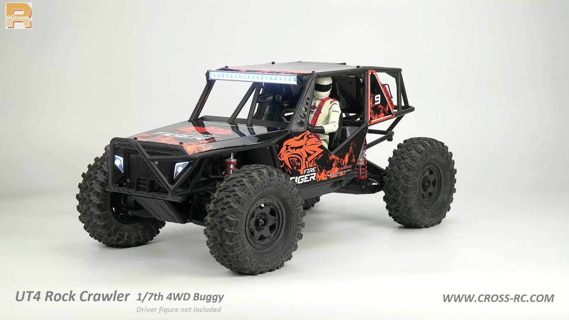 Crossrc UT4 1/7 властный вседорожный симулятор лазать набор набор набор игрушечная модель