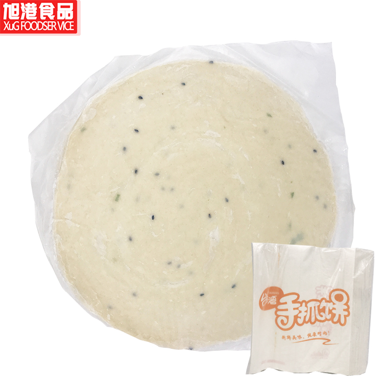 麦香两岸原味手抓饼商用美味台湾手抓饼小吃120g每件100片装包邮 - 图3