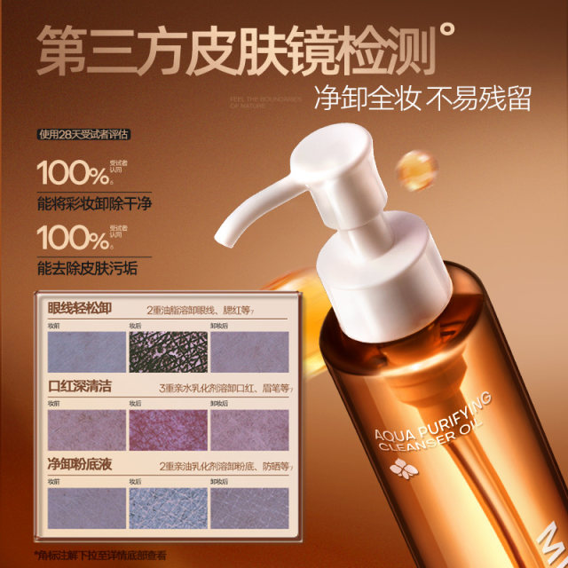 Mistine Cleansing Oil ຊ່ວຍກຳຈັດເຄື່ອງສຳອາງຢ່າງອ່ອນໂຍນ ແລະ ທຳຄວາມສະອາດຜິວໜ້າ, ຮິມຝີປາກ ແລະ ຜິວໜັງໄດ້ຢ່າງເລິກເຊິ່ງ ໂດຍບໍ່ປິດຕາ