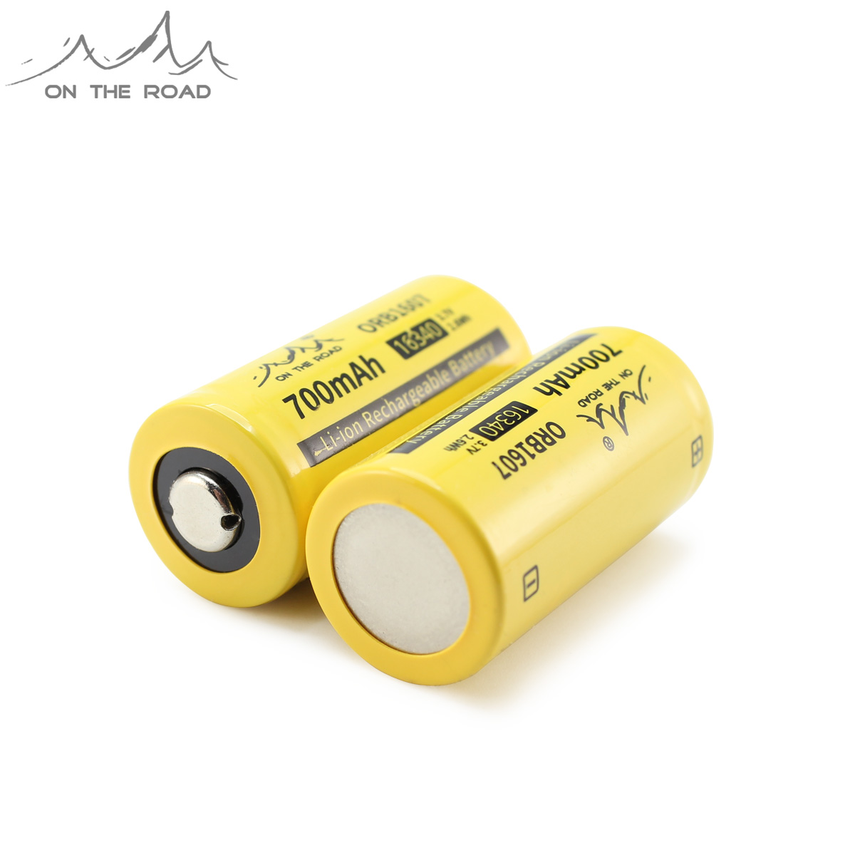 在路上16340锂电池700mAh 迷你强光手电筒可充电锂电池CR123电池 - 图2