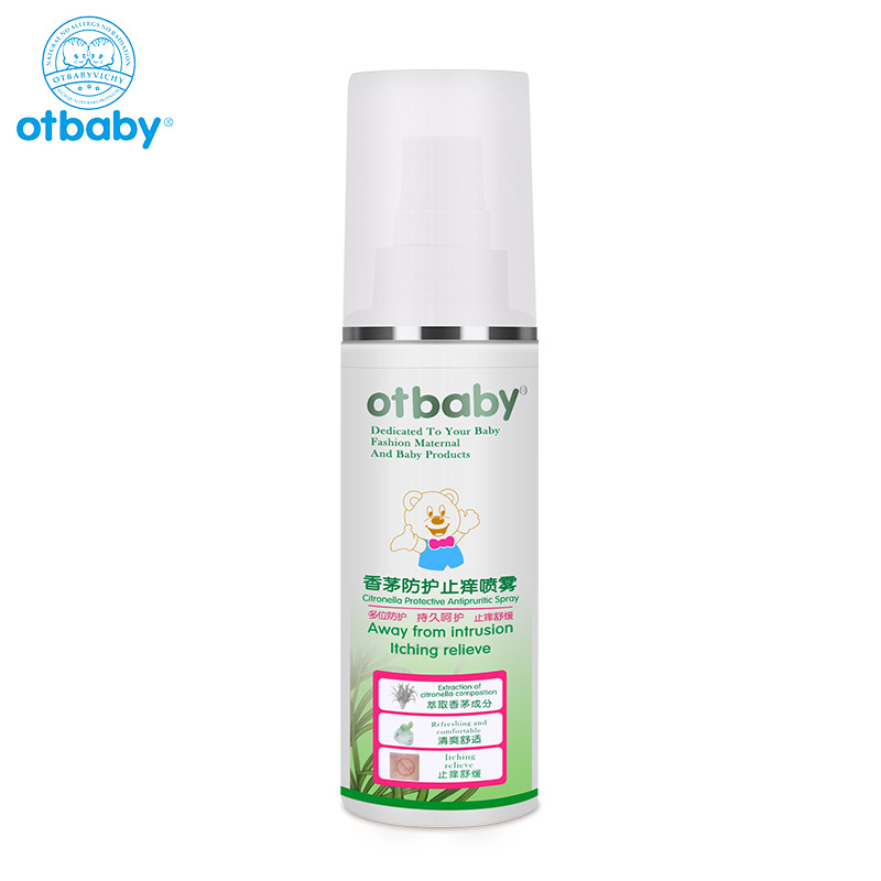 otbaby香茅防护止痒喷雾 宝宝驱蚊虫防蚊水婴儿金水花露水80ml - 图3