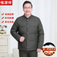 Middle-aged and elderly thickened warm liner short men's down jacket