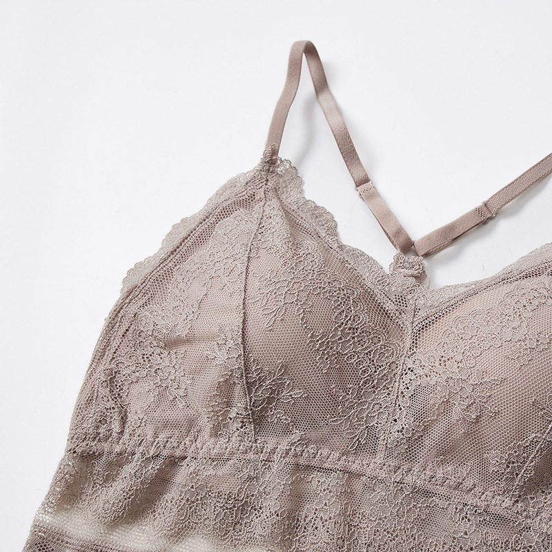 枫之欣长款蕾丝美背吊带新款带抹胸 捷缇莎吊带/背心/T恤