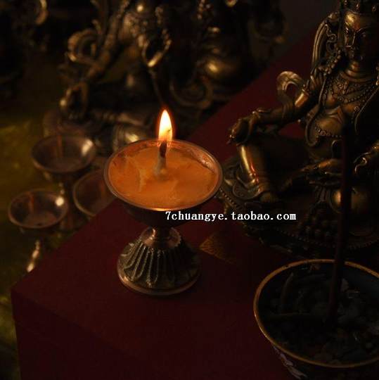 Hand-cooked ghee for lamps many times