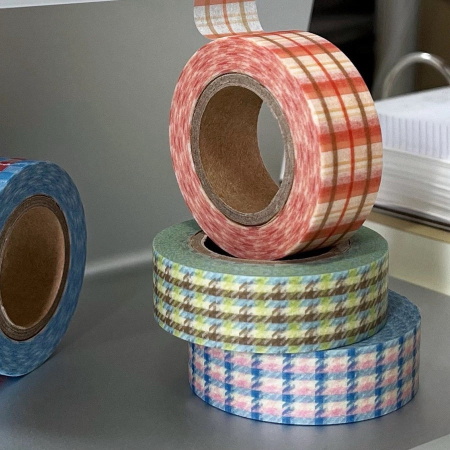 【分装】 韩国 yoyil studio盐系撞色格子ins风手帐装饰胶带贴纸,淘宝优惠券,粉丝福利购,淘宝优惠卷