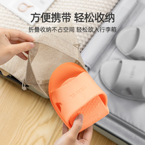 Travel Folding Slippers Tourist Must-have Portable Beach Shoes Hotel Business Trips Bath Non-slip Disposable Slippers male and female