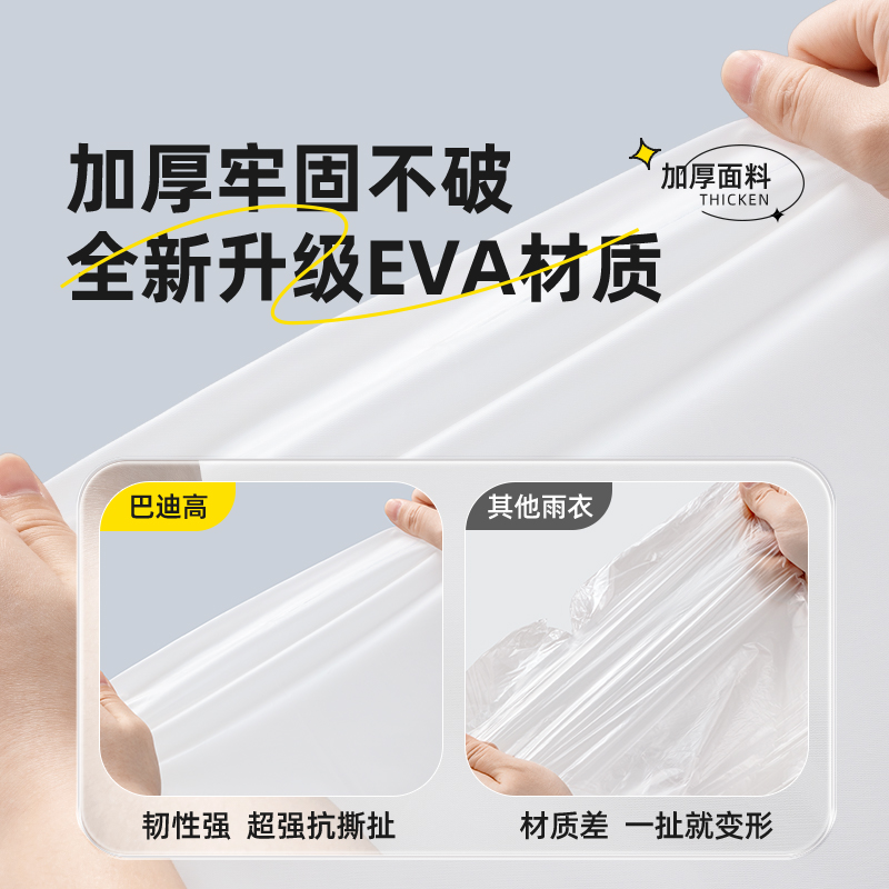 一次性雨衣成人加厚长款全身防暴雨儿童户外旅行登山徒步便携雨披