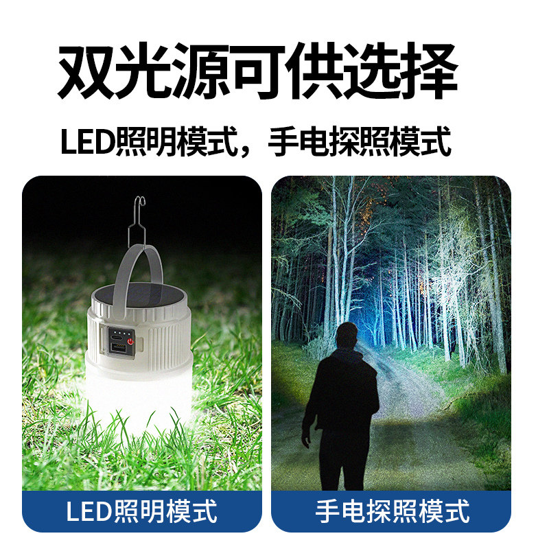 太阳能户外灯充电照明野营露营灯 巴迪高营地灯/帐篷灯