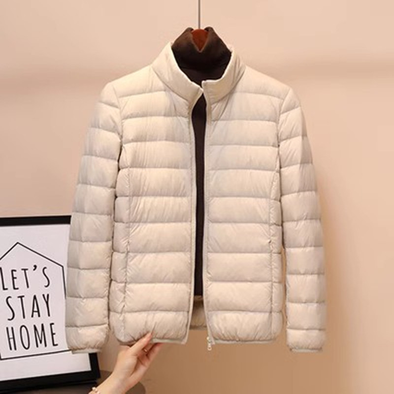 2025年秋冬新款轻薄羽绒服女立领轻便薄款保暖时尚短款外套冬女款,淘宝优惠券,粉丝福利购,淘宝优惠卷