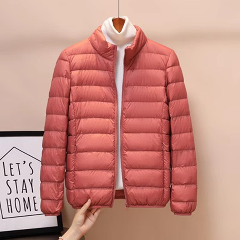 2025年秋冬新款轻薄羽绒服女立领轻便薄款保暖时尚短款外套冬女款,淘宝优惠券,粉丝福利购,淘宝优惠卷