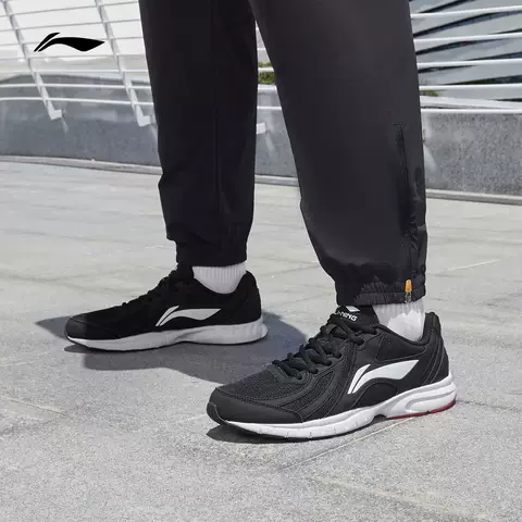 李宁R037跑步鞋男鞋2026新款休闲跑鞋圆头跑鞋低帮运动鞋 图片 3