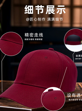 定制餐饮服务员纯棉工作帽印字