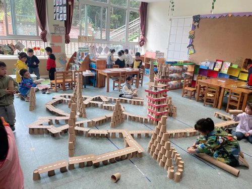 建构区材料幼儿园低结构大班纸杯区域手工辅助区角搭建美工区投放 - 图2