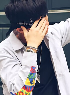 韩版不锈钢男士简约手链