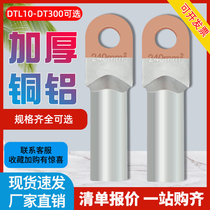 National tender DTL copper aluminium nose plug oil type copper aluminium transition joint wire nose wiring terminal aluminium wire nose 16 squared