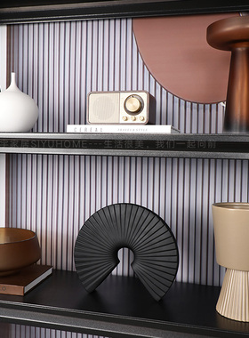 高级感书架软装桌面装饰品摆件