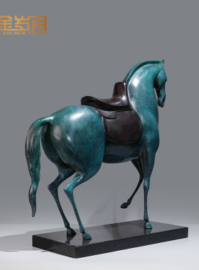 唐马创意家居办公室工艺品铜器