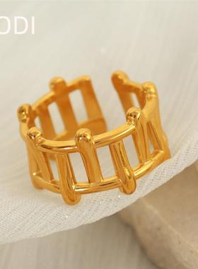 欧美跨境设计感时尚潮流戒指