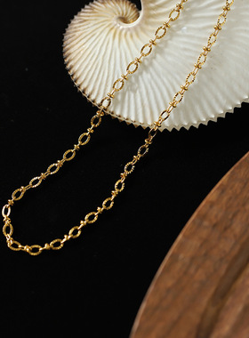 百搭项链欧美INS风车花锁骨短链