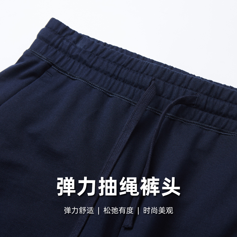 【纯棉】TREKTRAVEL德国飞鹰休闲短裤男士松紧腰舒适直筒五分裤子 - 图2