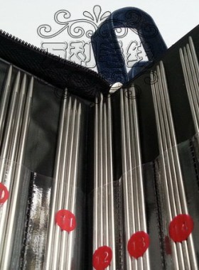 三燕牌毛衣针套装 钢针环形针直针组合 编织工具长短环全套包邮
