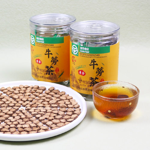 黄金牛蒡茶罐装山东临沂旗牛榜膀旁棒根片茶舰店正品发酵非中药材 - 图0
