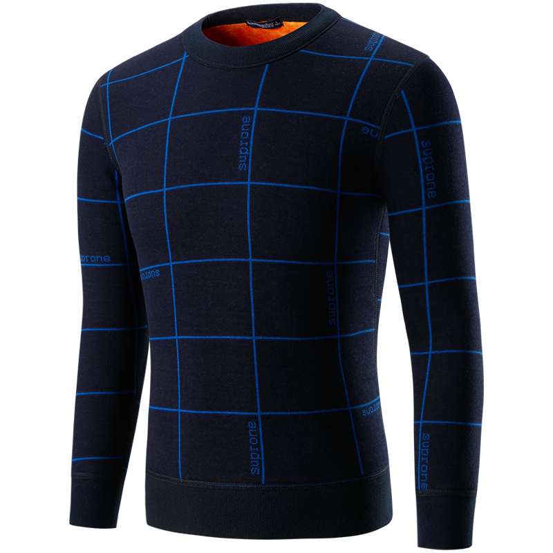 秋冬季可外穿超厚保暖内衣男士上衣 顿马保罗保暖上装