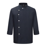 Демисезонный лонгслив для работы, модный джинсовый пуховик