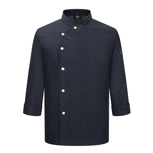 Демисезонный лонгслив для работы, модный джинсовый пуховик