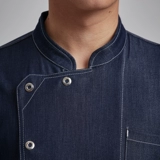 Персонализированная и модная рабочая одежда шеф -повара с регулируемой длиной пряжки и регулируемой осенней и зимней одеждой в западном ресторане задних кухни выпечка кухни