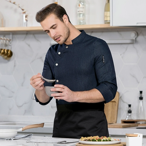 Демисезонный лонгслив для работы, модный джинсовый пуховик