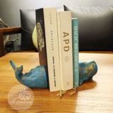 Например, дерево │ Сделайте старые смоляные киты ретро -украшения, блокирующие книги, хранение домашнего дома мягкие голубые киты