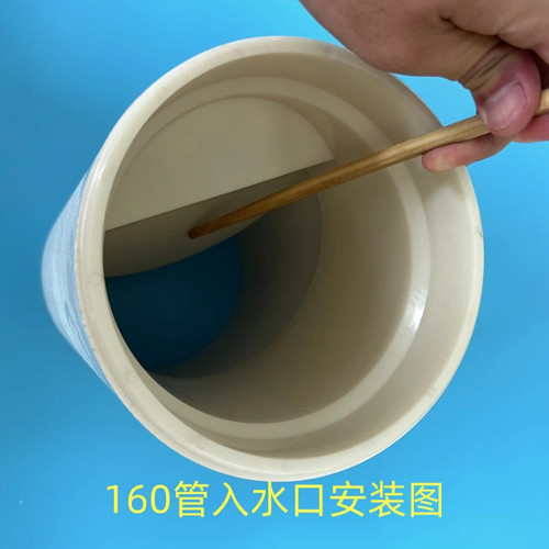 160 200PVC管道防臭器 110内置下水道地漏防返水75外置排水管防虫 - 图1