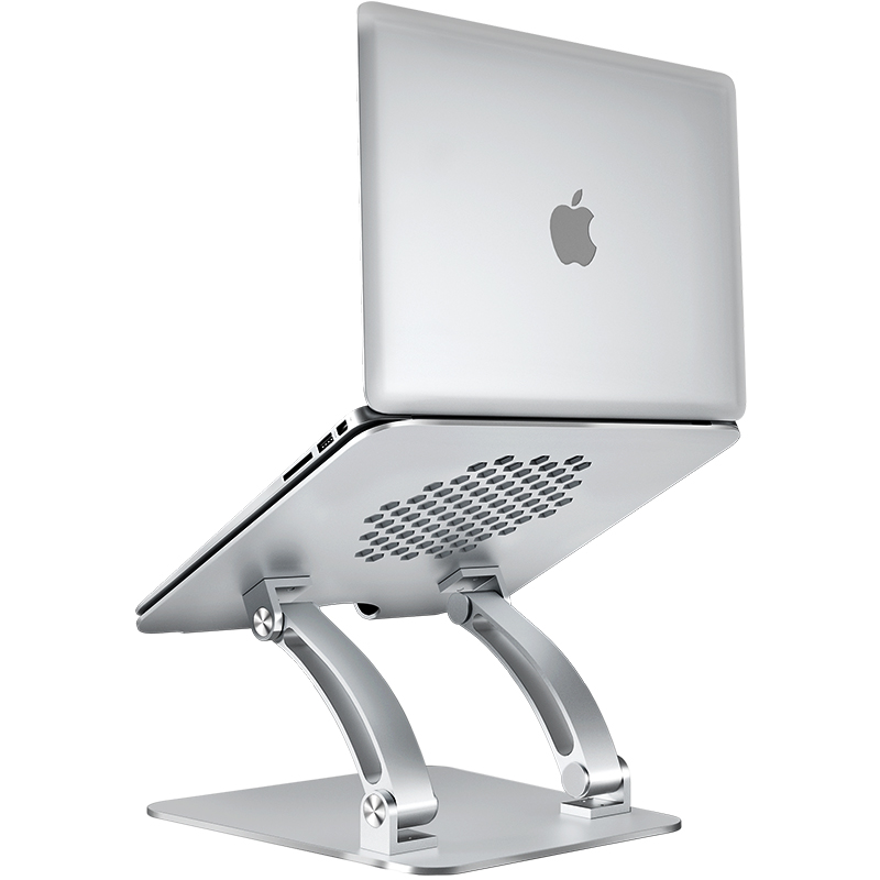 可升降调节式笔记本支架托架子电脑增高垫高macbook底座mac可悬空pro手提金属散热支撑架游戏本桌面-图3