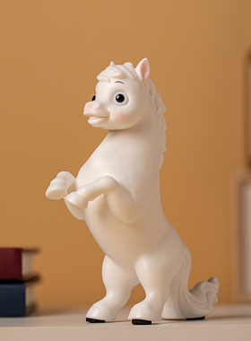 马年吉祥物陶瓷工艺品摆件