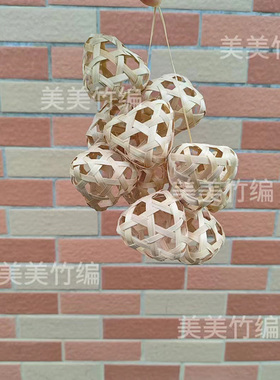 纯手工竹编大小龙舟船端午应节竹编小粽子摆盘拍照装饰道具挂饰