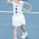 Теннисная детская форма, спортивная мини-юбка, быстросохнущая юбка в складку, платье, подходит для подростков