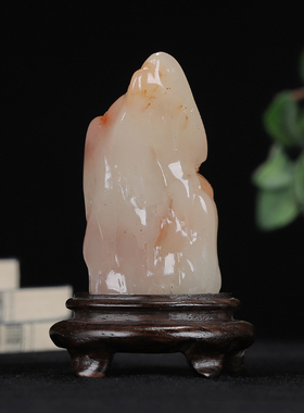 《踏雪寻梅》寿山结晶芙蓉石 巧色佳 创意摆件摆设 送礼收藏品