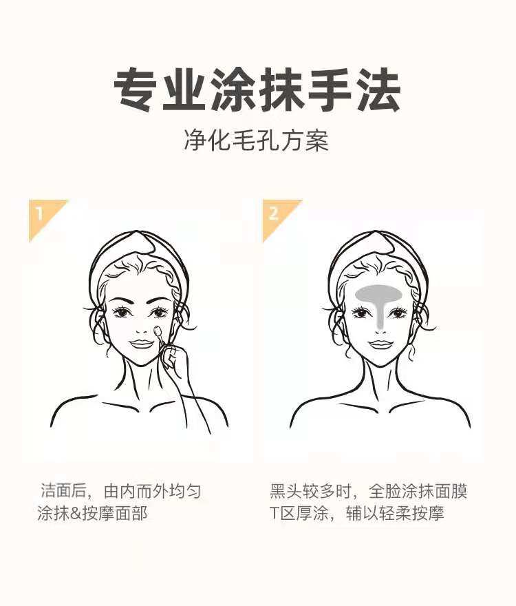 阿芙荷荷巴黑头角质深层清洁面膜 阿芙瓦坎达涂抹面膜