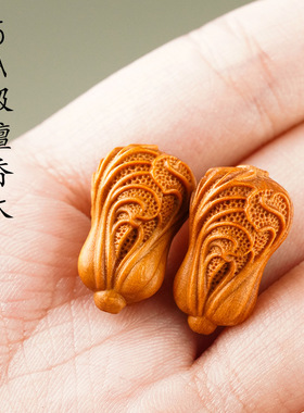 小白菜招百财纳福diy手串配件