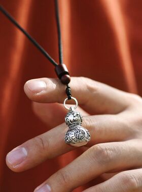 工厂可打开嘎乌盒葫芦情侣项链楞严咒福字葫芦吊坠男汽车挂饰