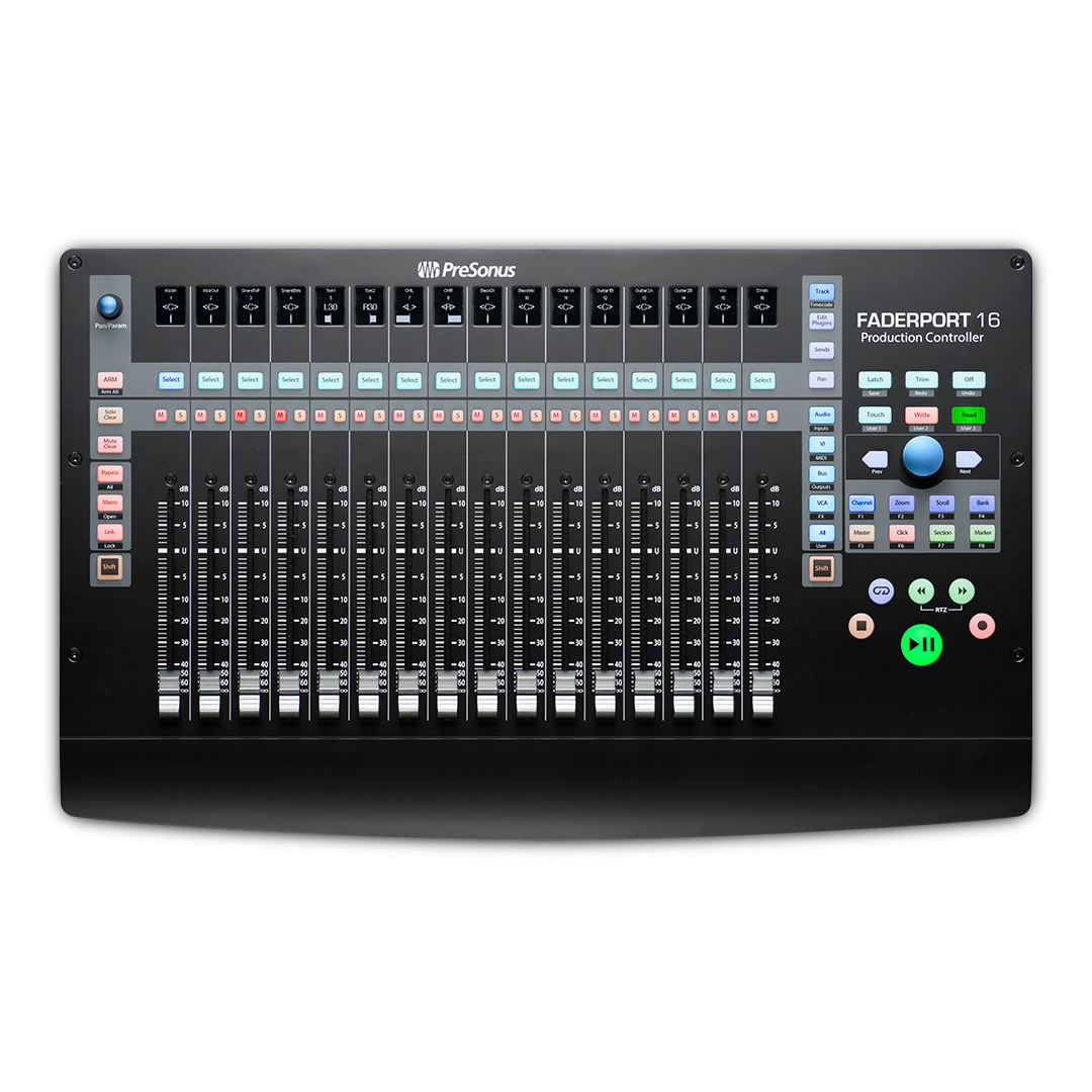 PreSonus FaderPort8/16 USB编曲混音控制MIDI控制器DAW电动推子-图2