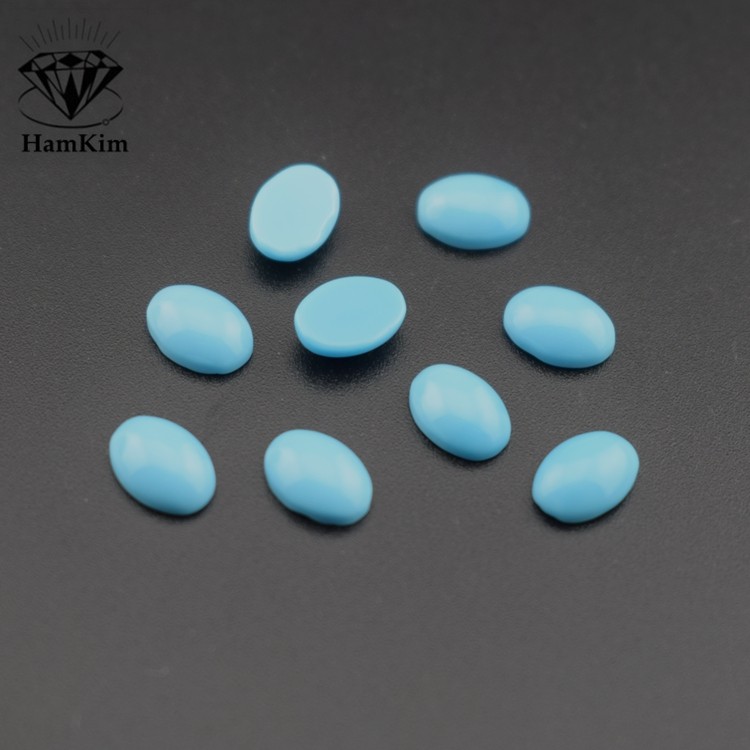 蓝松石蛋形蛋面椭圆形平底宝石裸石3*4-5*7mm素面diy镶嵌配石水晶,淘宝优惠券,粉丝福利购,淘宝优惠卷