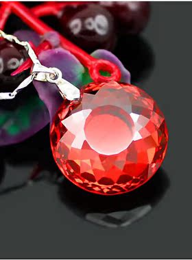 韩版百搭饰品鸟巢吊坠项链裸石