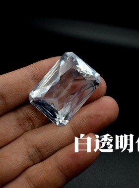 宝石绿色男士挂牌配饰高档个性