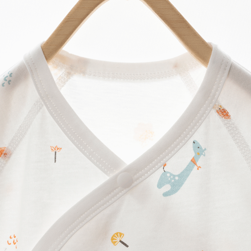 纯棉新生婴儿衣服夏季夏装和尚服 molarrabbit磨牙兔连身衣/爬服/哈衣