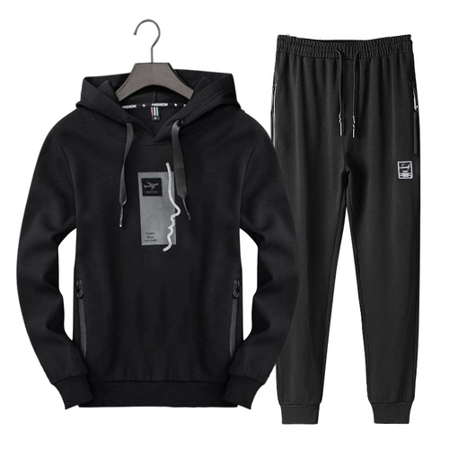 Мужской осенний комплект, спортивный костюм, спортивная толстовка для отдыха для школьников, подходит для подростков, в корейском стиле