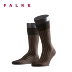 FALKE Đức Eagle Shadow Silk Cotton Ribbed Stripe Business Fashion Casual Casual Vớ nam 14648 - Vớ nam